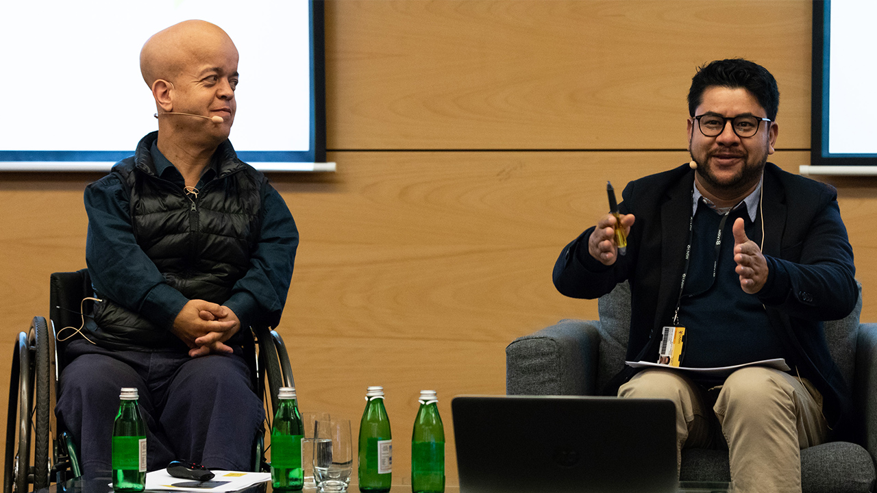 Professor Tom Shakespeare and Dr Eduardo Sandoval