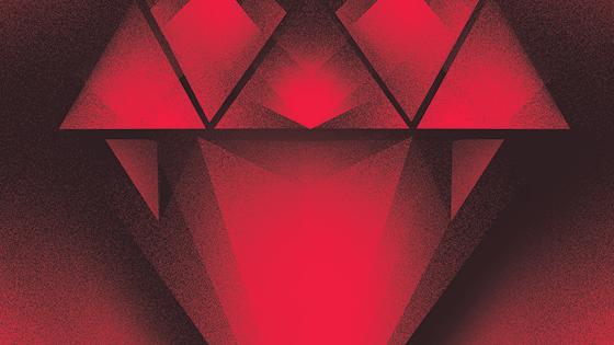 red and black graphic image