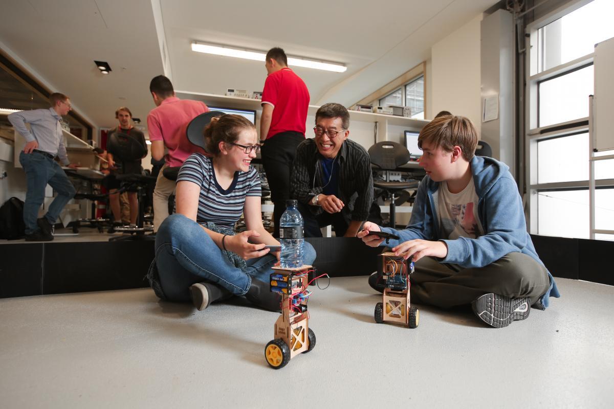 students in a classroom